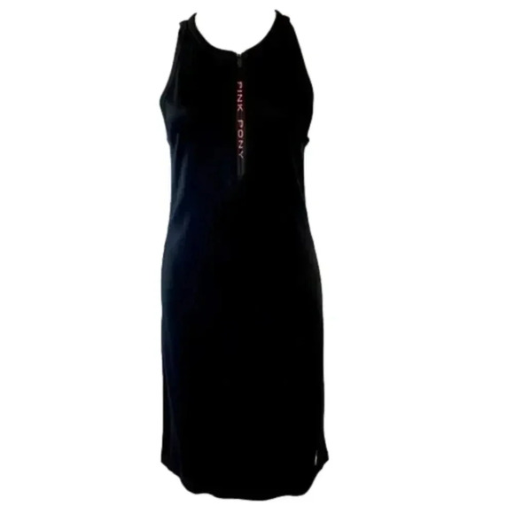Ralph Lauren Pink Pony Black Label Collection Bodycon Midi Dress Size S - Picture 1 of 10